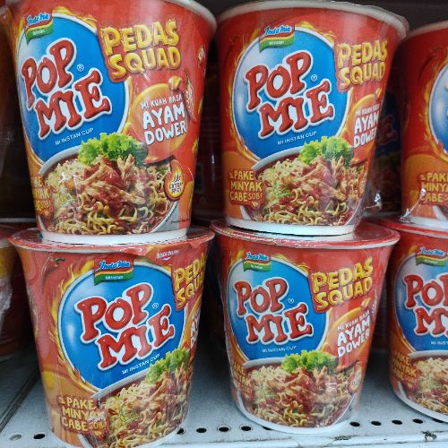 Pop Mie Pedas Squad Ayam Dower