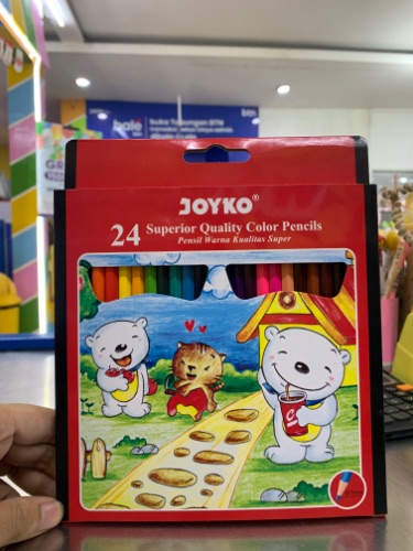 Pensil Warna Joyko 24 Warna