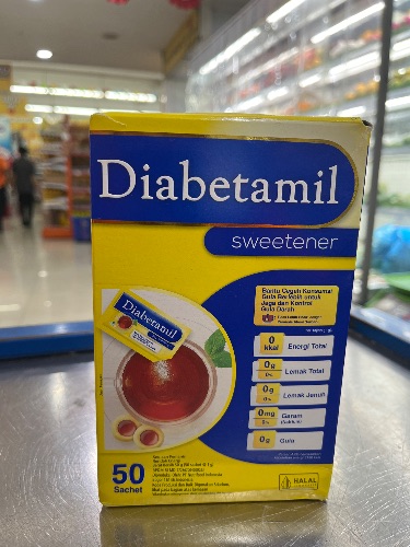 Diabetamil sweetener 50s X 1gr