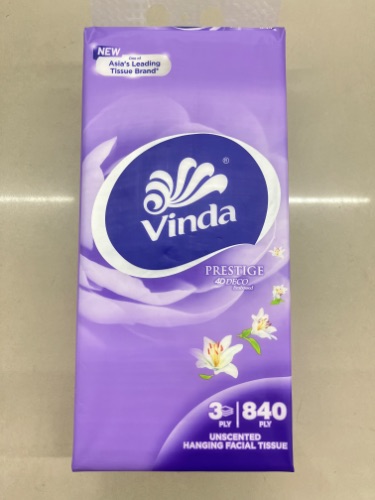 TISSUE VINDA PRESTIGE 3ply 840s
