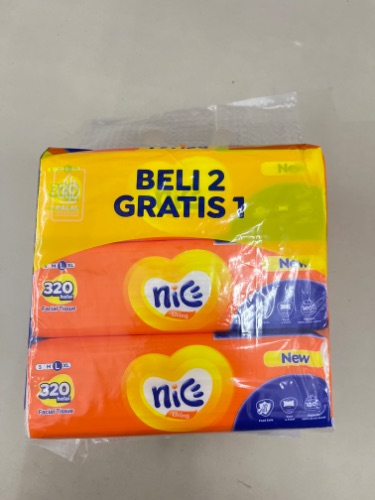 NICE FAC TISSUE 320ply (2+1)
