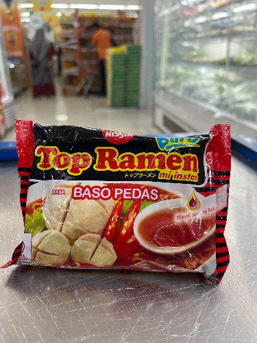Top ramen basi pedas 55gr