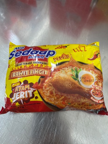 Mie sedaap kuah ayam jerit