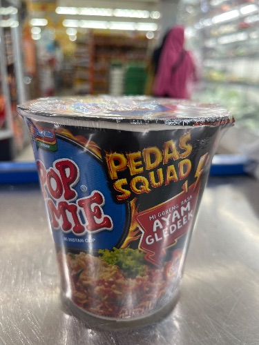 Pop mie cup grg pds gledek