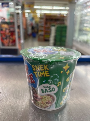 Pop mie cup mini baso sapi 35gr