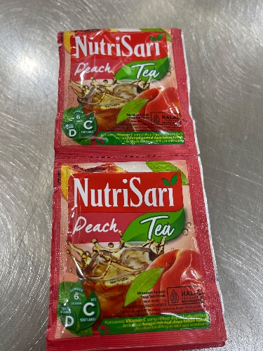 Nutrisari peach tea 11gr