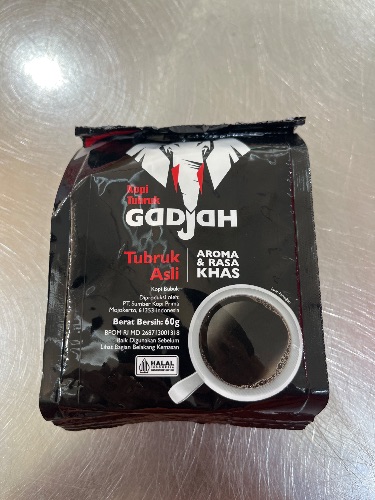 Gadjah kopi tubruk asli pouch 70gr