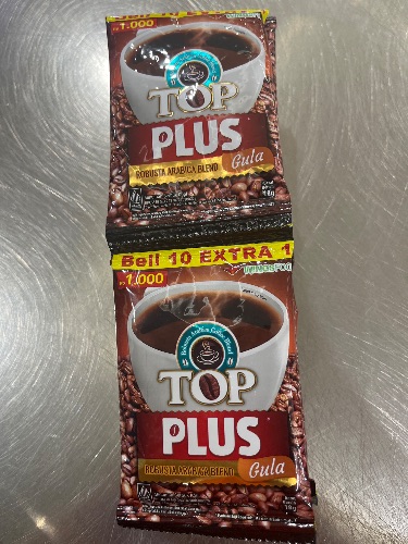 Top kopi plus gula 18gr