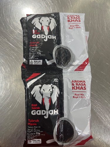 Gadjah kopi tubruk mix kopi+gula