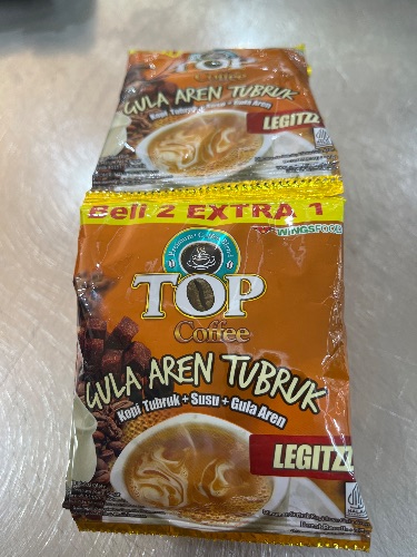 Top kopi susu gula aren 3in1 27gr