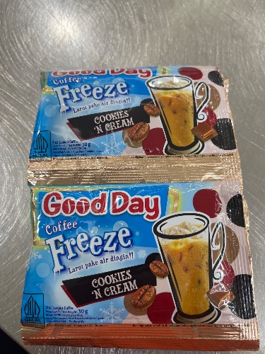 Good day freeze cookies crm 30gr
