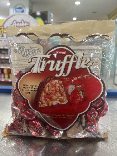 Elvan truffle strawberry 400gr