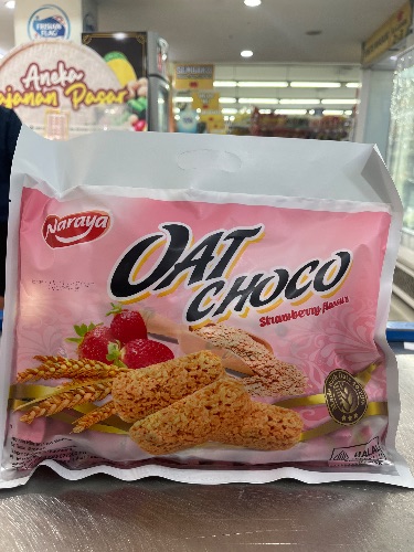 Naraya oat choco 400gr strawberry