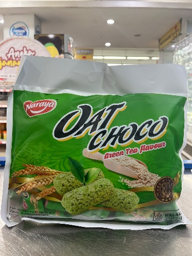 Naraya oat choco green tea 400gr