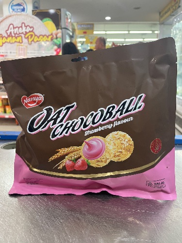 Naraya oat chocoball strawbery 200gr