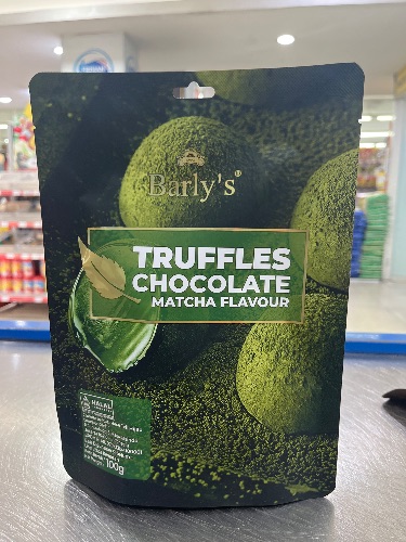 Barlys truffle choco matcha 100gr